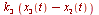 `*`(k[3], `*`(`+`(x[3](t), `-`(x[2](t)))))